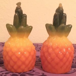 2 Hawaiian Pineapple Candles